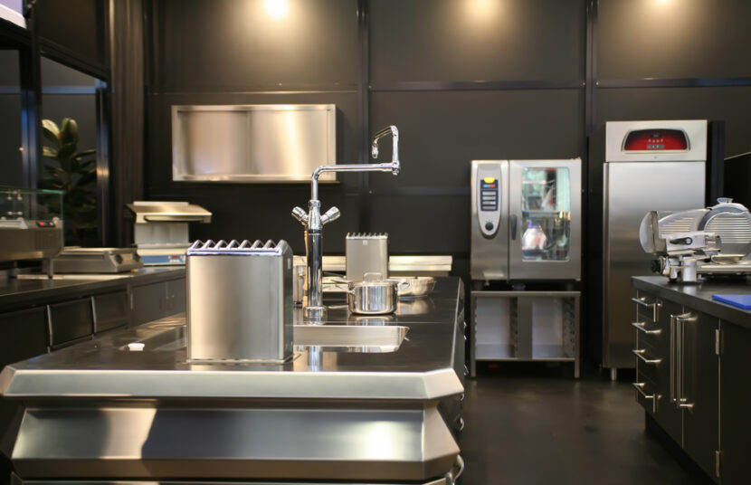 plan de travail en inox